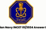 Indian Navy INCET 012024 Answer Key